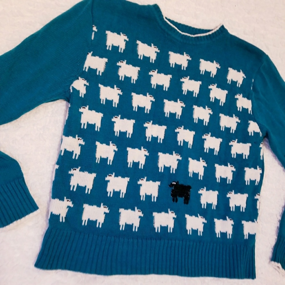 Princess Diana Vintage Black Sheep Sweater